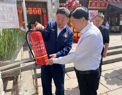 王潤軍調研檢查重點商貿項目及節前安全生產工作，強調消防檢測服務的重要性